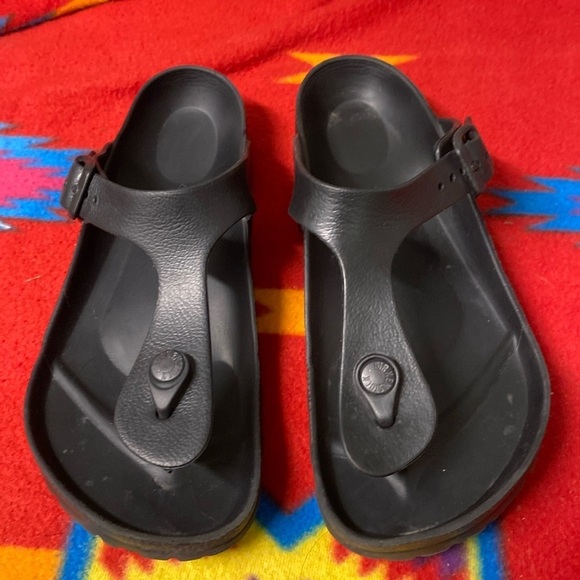 Birkenstock Black Sandals Size 37 (6-7) - Picture 1 of 9
